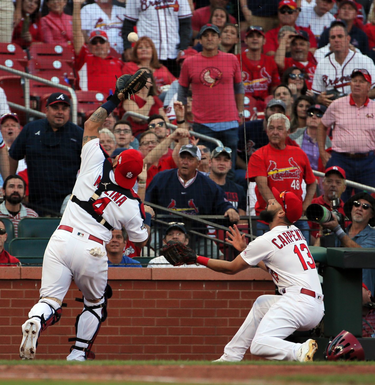 Atlanta Braves vs St. Louis Cardinals, Game 4 NLDS in St. Louis